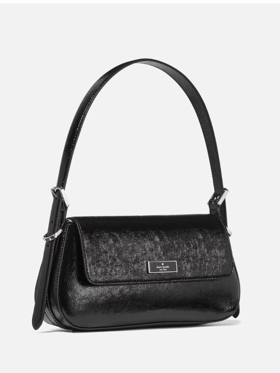 kate spade Handbags - New Kate Spade Bridget Shiny Patent Leather Small Flap Shoulder Bag Black